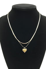 Golden Halo Heart Pendant