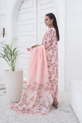 Floral Poise Emb 3 Pc