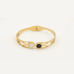 DUAL CIRCLE BANLE - 18K GOLD PLATED