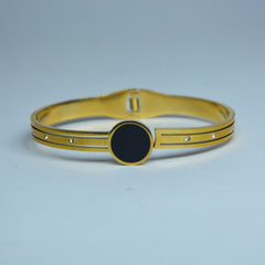 CIRCLE BANGLE – 18K GOLD PLATED