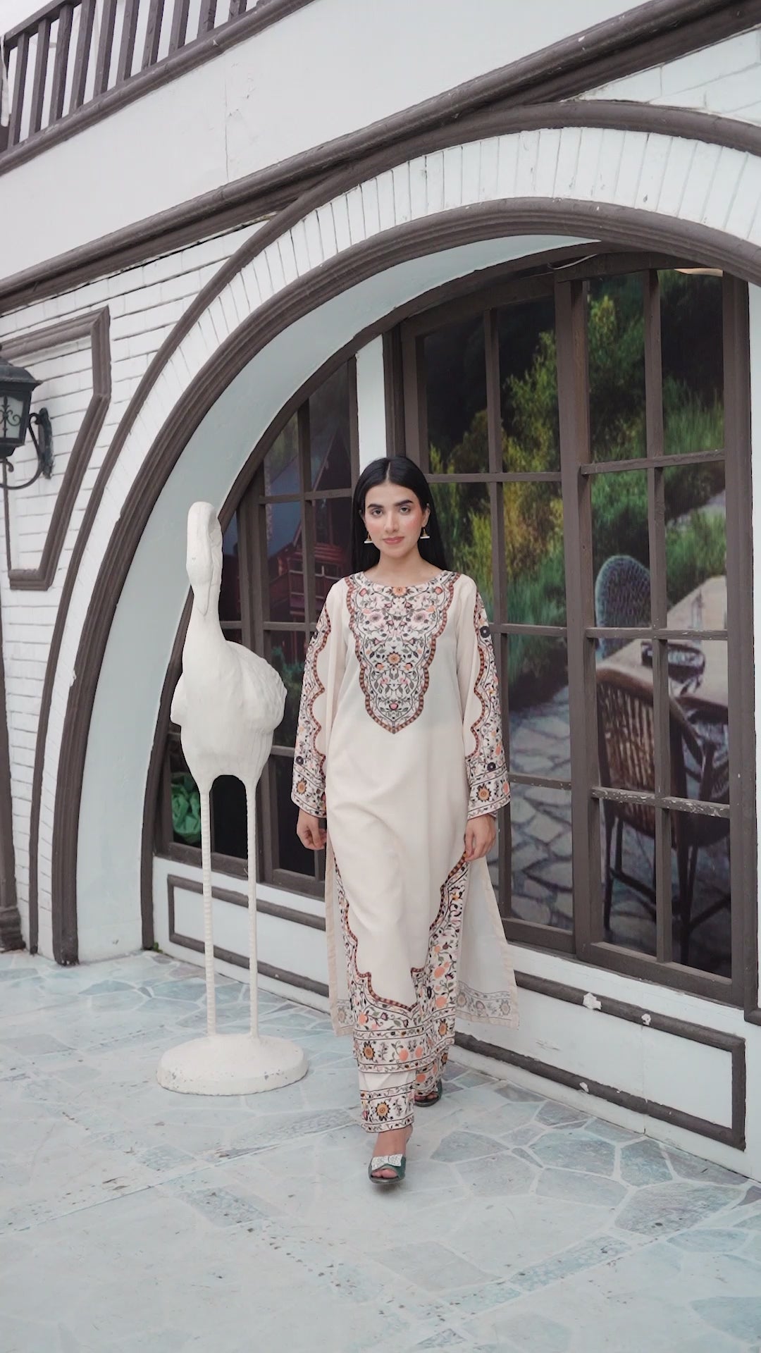 Midnight Blossom Printed 2PC